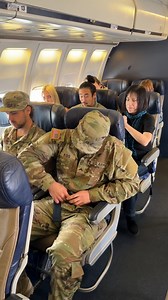 403K views · 5.5K reactions | Sweetest surprise mile-high homecoming family reunion 凉 Soldier gets unexpected surprise on his flight home from deployment. #military #soldier #homecoming #birthday #surprise #celebration #family #viralvideo #foryou #viralshort #viralshorts #shorts #viralpost #viralvideos #viralreels | Nick K | Facebook