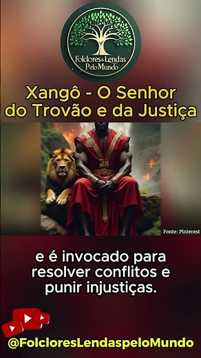 Yoruba Pantheon: Shango - The Lord of Thunder and Justice