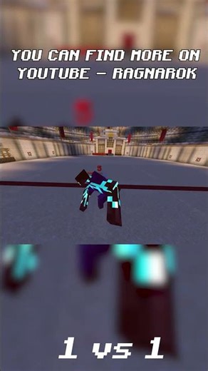 SHORT BATTLE IN MINECRAFT! #minecraft #minecraftbattle #ragnarok #minecraftarena #mobwar #games