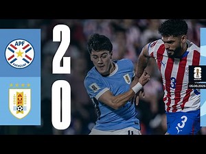Paraguay 2-0 Uruguay | Eliminatorias Sudamericanas Copa Mundial de la FIFA 2026 | #AUFTV