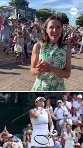 ABC News' Maggie Rulli reports from Wimbledon after American tennis star Amanda Anisimova upset world No. 1 Aryna Sabalenka to advance to the tournament finals. Read more: https://abcnews.visitlink.me/EThRvx | ABC News