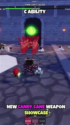 Candy Cane Showcase #huntyzombie #roblox