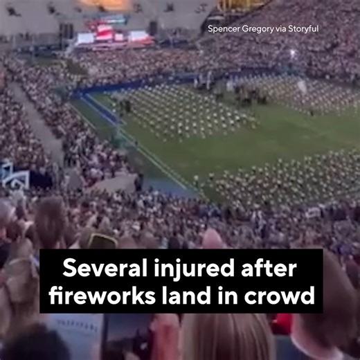 10K views · 95 reactions | At least six people were injured when fireworks landed in the crowd at a Fourth of July celebration at the LaVell Edwards Stadium in Provo, Utah. One person was seriously injured when a firework struck their face. | 48 Hours | Facebook
