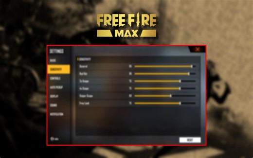 Best Free Fire MAX settings for headshots in Android devices