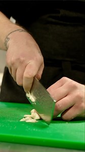 Dalstrong® on Instagram: "🧄 STOP mincing garlic like an amateur! Watch a pro chef show you the real way to mince garlic—fast, clean, and full of flavor. Save this video and use this lesson next time you’re in the kitchen. A great knife to use for mincing garlic is the Shogun Series Nakiri Knife. 👌🏻 ➡️ Ultra-premium AUS-10V Japanese super steel ➡️ Rock-hollow divots reduce friction & minimize sticking ➡️ 66 layers of Damascus cladding for strength and style ➡️ Full-tang construction for perfec