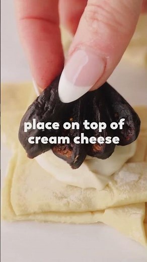 Fig Breakfast Pastry Recipe with Honey Cream Cheese