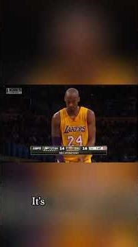 Kobe's 20-Year NBA Journey: From High School to Legend #shorts