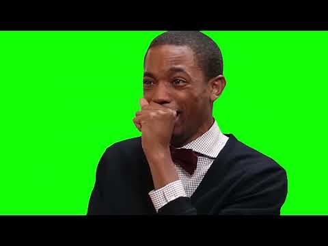 Black Man Holding Laugh meme - Green Screen