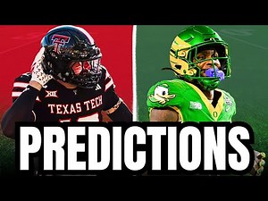 Texas Tech vs. Oregon PREDICTION | 2025 College Football Orange Bowl Predictions