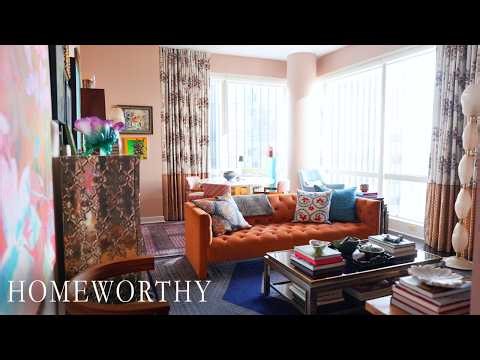 A Globally Chic Jewel Box Apartment Overlooking Manhattan | HOUSE TOUR