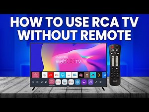 How To Use RCA TV Without Remote (How To Set Up And Control/Operate/Program RCA TV Without Remote)