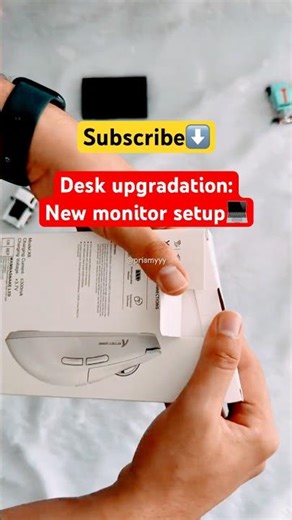 Dell Monitor Setup #review #dell #tech #unboxing #monitor #fypシ #shorts #productivity #gaming #fyp