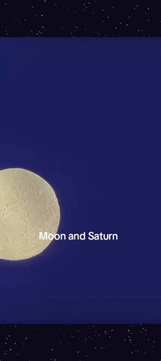 Exploring the Cosmic Connection Between Moon and Saturn