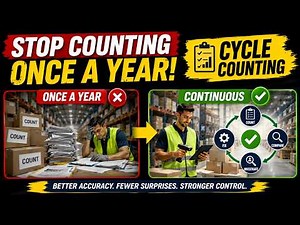 Cycle Counting in Warehouse Explained | How to Do Cycle Count Step-by-Step | Process & Best Practice