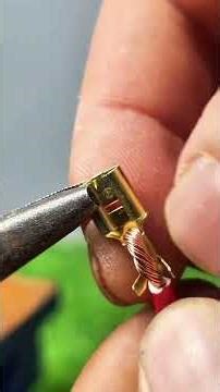 Strong wire crimp in seconds! 🔧 Easy DIY electrical tip for secure connection. #DIY #foryou #diytips