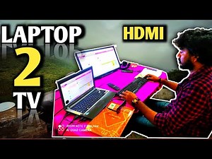 Laptop to TV in tamil | HDMI | Work from Home