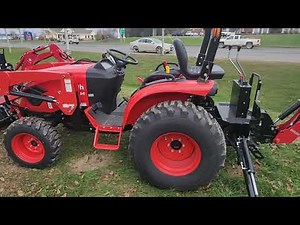 2023 TYM Tractors 2610H 24Hp Hydrostatic Tractor with Loader and Backhoe at Priority!