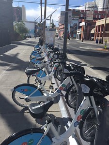 Two wheels are becoming the norm in Downtown Las Vegas