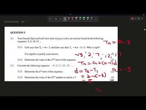 Grade 10 | Mathematics | Number pattern important lesson 4 🔥