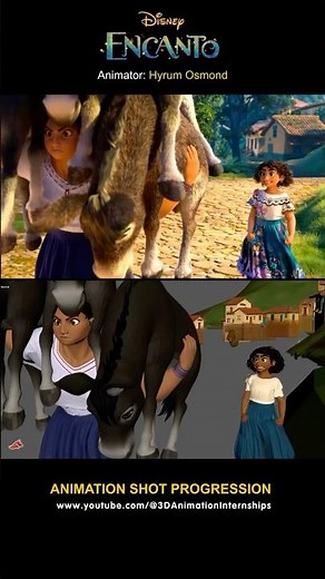 ENCANTO I Mirabel's Angry Walk Shot Progression #shorts