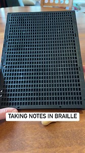 Full Page Slate & Stylus #braille #blind #notes #tools | Blind on the Move