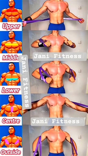 🔥4 Resistance Band Chest Exercises for INSANE Pump