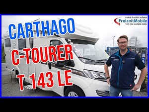 Carthago c-tourer T 143 LE Model 2021 - Premium compact motorhome with single beds