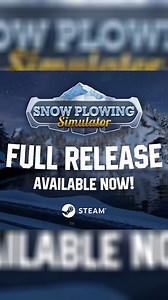 🚨 Full Release 🚨 Snow Plowing Simulator has officially left Early Access and launched its full version on Steam! Get ready to start your engines, clear the roads, and face the full winter challenge. ❄️🚜 Thank you for being with us throughout the Early Access journey – this is just the beginning. 💙 👉 Download a major update and play: https://store.steampowered.com/app/2096030/Snow_Plowing_Simulator #SnowPlowingSimulator | PlayWay