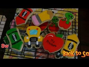 Back to School Roll Out Cookies ft. Sugarbelle Cookie Cutters & Stencils!