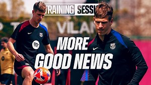 DANI OLMO JOINS THE GROUP | FC Barcelona Training 🔵🔴 Olmo s'uneix al grup 👏 Entrenamiento post victoria ✌️ | FC Barcelona