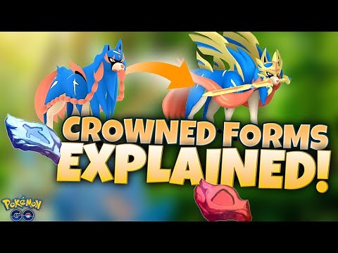 HOW TO GET CROWNED ZACIAN & ZAMAZENTA in Pokémon GO!!