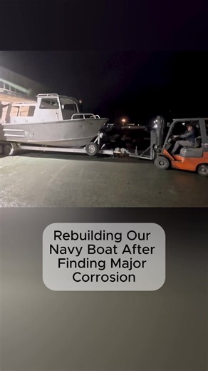 Rebuilding Our Navy Boat: Tackling Severe Corrosion