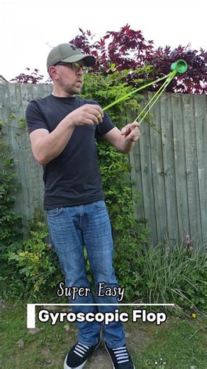 Super Easy Gyroscopic Flop Yoyo Trick Slowmotion Tutorial #yoyotricks #yoyo #tutorial #easy