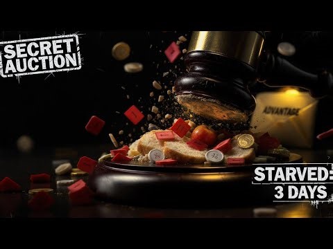 I Bid in a Secret Auction for an Advantage And Starved for It!