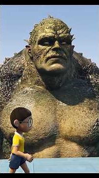 Brave Little Boy & Spidey Gang vs Giant Monster! 🕷️👹 | معركة ملحمية #gta #gtav #gta5 #gtaonline