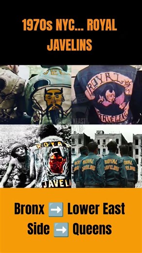 ROYAL JAVELINS NYC 1970s 🟠 Lower East Side Gang History (NEVER SEEN LIKE THIS) #royaljavelins #nyc