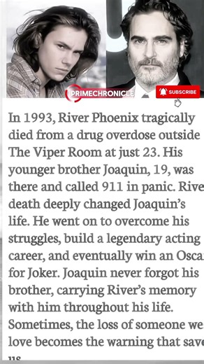 River Phoenix’s Final Tragedy Changed Joaquin’s Life Forever 💔