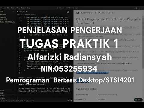 TUGAS 1 PEMROGRAMAN BERBASIS DESKTOP