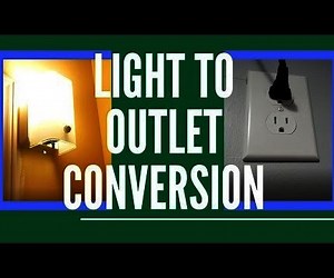 Replace Light Fixture With Switched Outlet