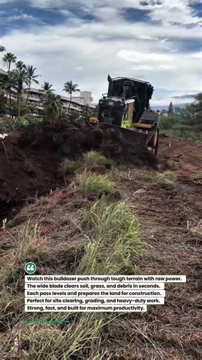 Bulldozer Clearing Land Fast! мощ Power in Action #construction #bulldozer #heavyequipment