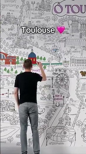 Un papier peint de Toulouse à colorier ? C'est fait ! 😍