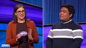 Meet Joey: bassoonist, grad student, and baseball mascot. | Jeopardy!