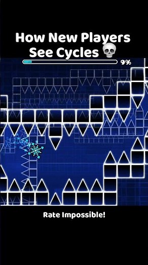 How new players see Cycles #geometrydash
