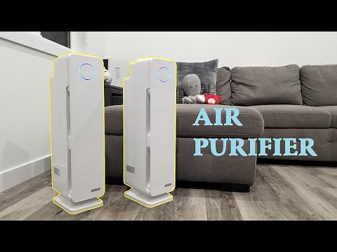 AIR PURIFIER GermGuardian with HEPA Filter and UV FULL DEMO REVIEW