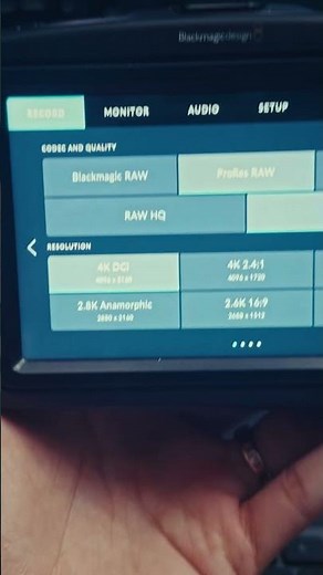 ProRes RAW Firmware update on BMPCC 4K V7 #shorts #bmpcc4k