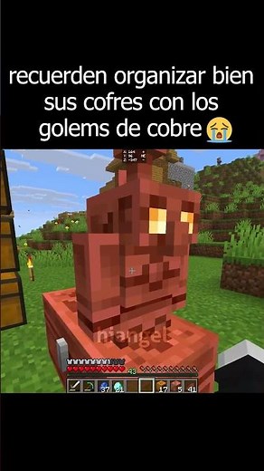 recuerden organizar bien sus cofres con los golems de copper 😭