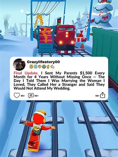 Final Update I Sent My Parents $1,500 Every Month for 4 Years Without Missing Once — The Day I Told Them I Was Marrying the Woman I Loved, They Called Her a Stranger and Said They Would Not Attend My Wedding.