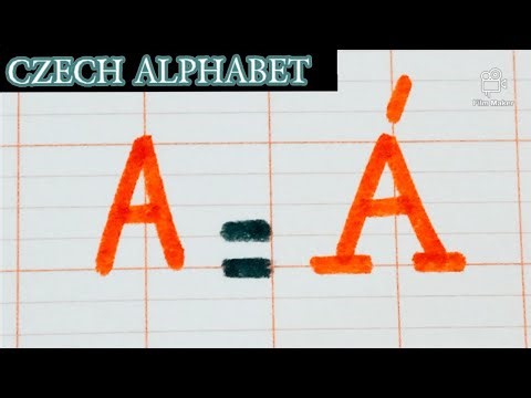 Learn the Czech alphabet a to z