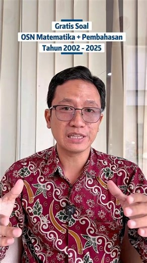Free OSN questions for 2002 - 2025 #shortvideo #osn #osn2026 #osnmathematics
