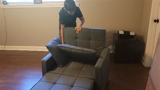 Watch HONEST REVIEW of Convertible 3 in 1 Sleeper Chair on Amazon Live